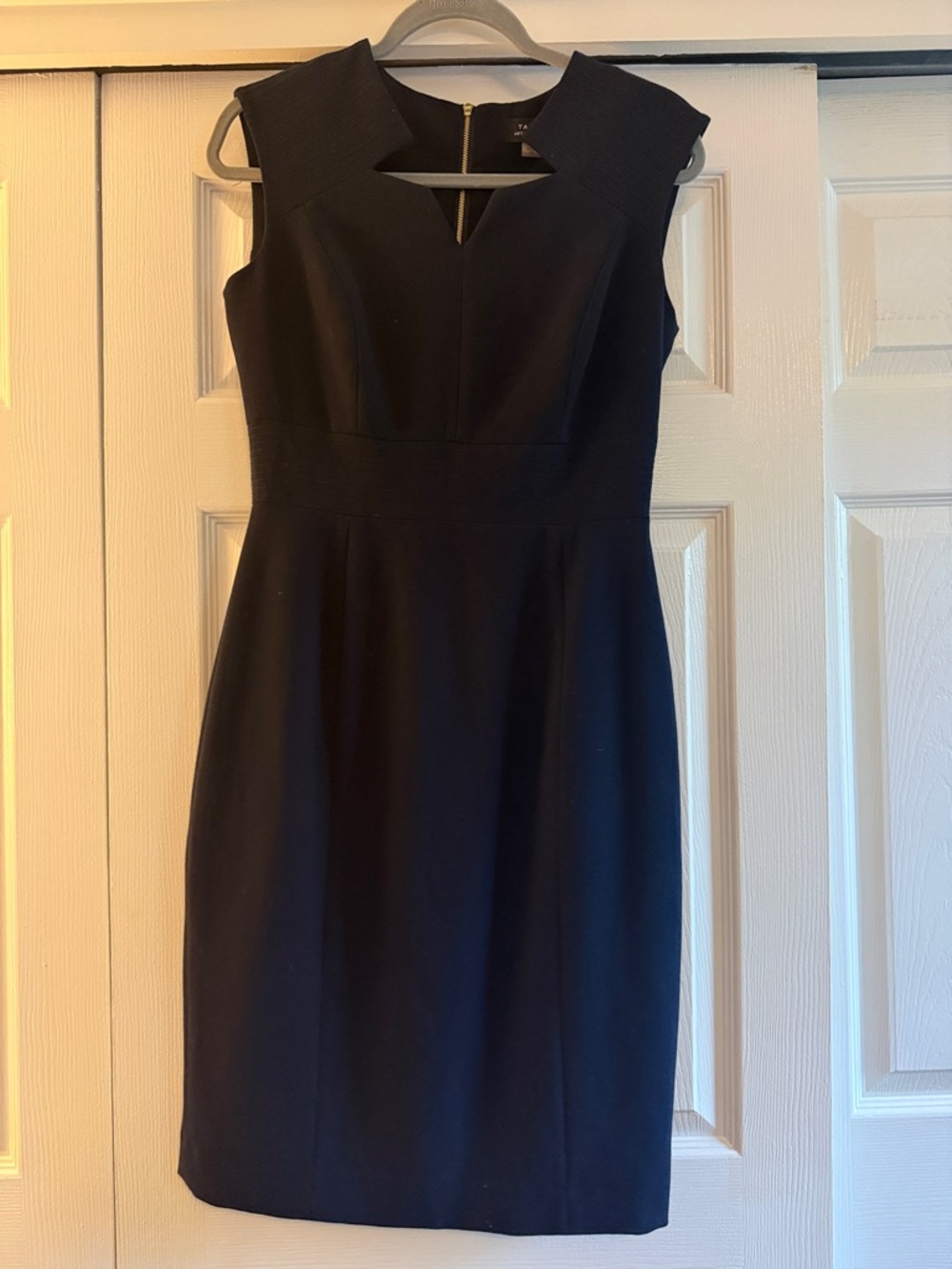 Classic Navy Sheath Dress